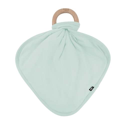 Lovey in Sage with Removable Wooden Teething Ring