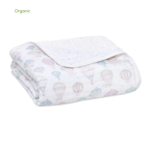 Above The Clouds Organic Baby Blanket | aden + anais