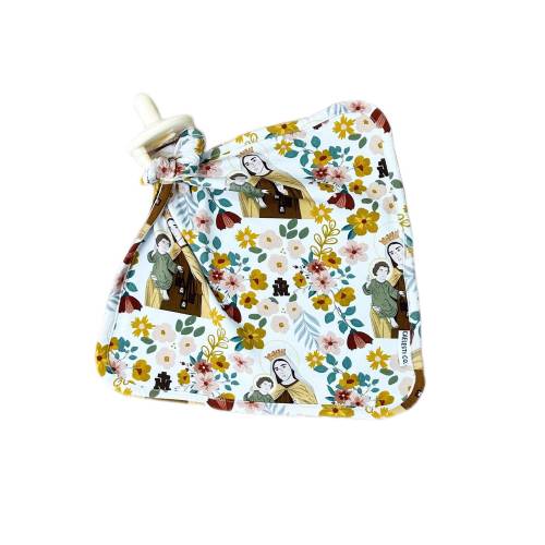 Our Lady of Mount Carmel Baby Lovey: Bamboo Viscose Catholic Gift