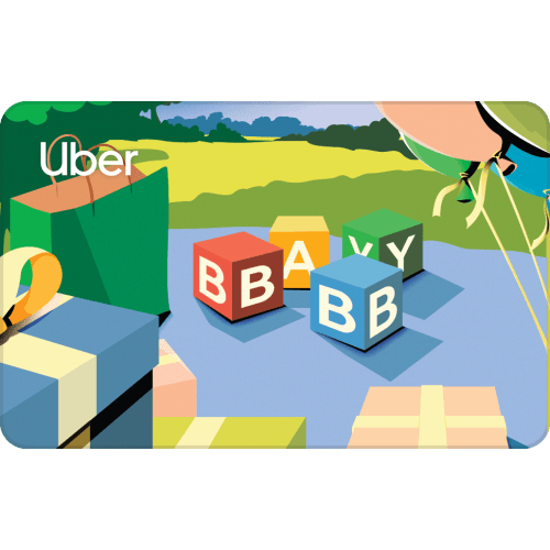 Uber Eats For The New Parents - Gift Cards $25.00 - $500.00