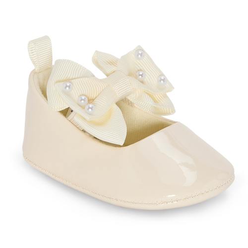 First Steps By Stepping Stones Baby Infant Girls Mary Jane Shoes, Color: White - JCPenney