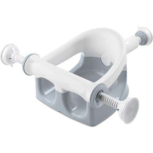 Summer My Bath Seat for Sit-Up Baby Bathing, Backrest for Assisted Sitting, Easy Setup & Storage, Gray