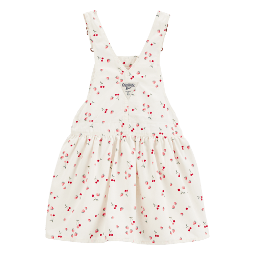 Baby Girl Cherry-Print Jumper Dress - White - OshKosh | Carter's