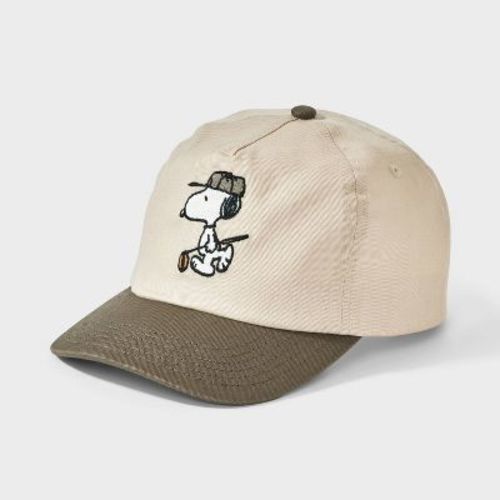 Boys' Snoopy Golfing Baseball Hat - Beige