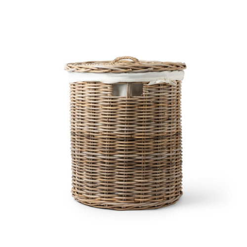 August Grove® Rattan Laundry Basket & Reviews | Wayfair