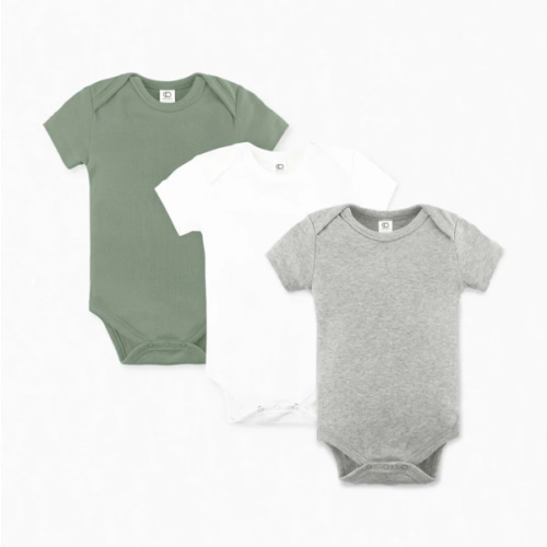3-Pack Short Sleeve Bodysuit Bundle