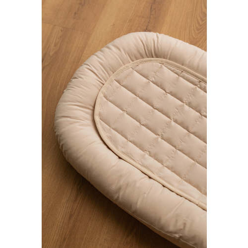 Baby Nest Liner in Oat – Soft Organic Cotton – Bubnest Australia