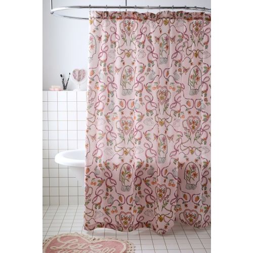 Mariya Icon Patterned Shower Curtain