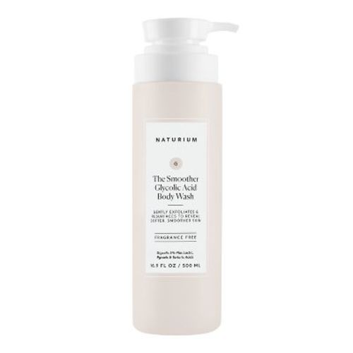 Naturium The Smoother Glycolic Acid Exfoliating Body Wash - 16.9 fl oz: Suitable for Oily, Combination, Sensitive Skin, Liquid Form
