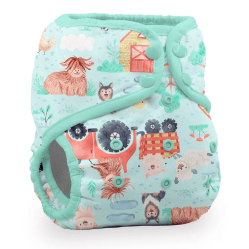 Pocket Cloth Diaper | Natural Cotton + Hemp | One Size