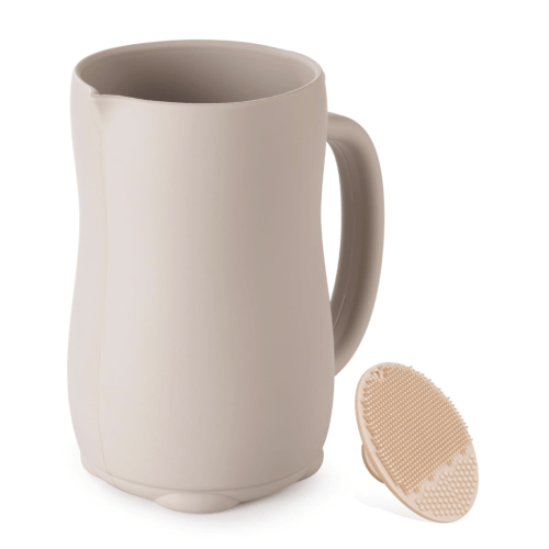 Baby Bath Rinse Cup (Cat Beige)
