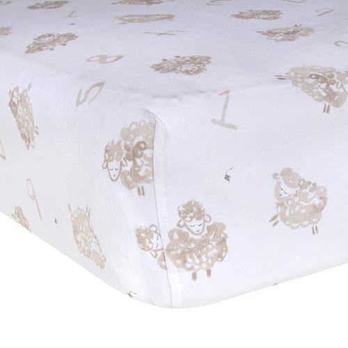 Burt's Bees Baby Essential Organic Cotton Fitted Crib Sheet, Breathable for Boy Girl Standard Crib & Toddler Mattresses