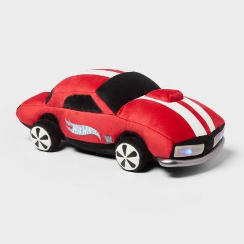Hot Wheels Classic Light up Car Kids' Novelty Cuddle Plush Pillow Red - Hot Wheels by Pillowfort™