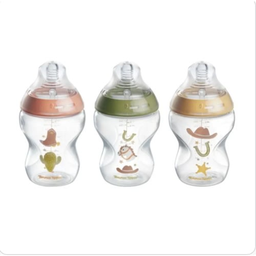 Natural Start Baby Bottle Decorated