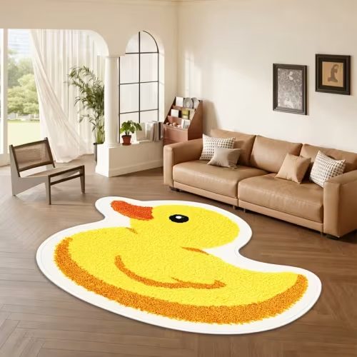 irregular rugs velvet material anti slip plastic backing - Temu