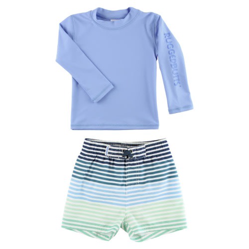 Long Sleeve Two-Piece Rashguard Swimsuit