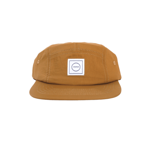 Nylon Five-Panel Hat in Clay