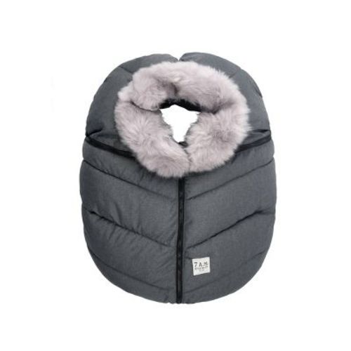 7am Enfant Car Seat Cocoon Cover - Heather Gray Dark