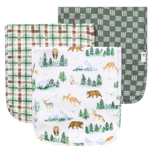 Copper Pearl - Burp Cloth (3 pack) - Grayson