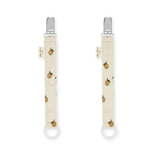 2 PACK PACIFIER STRAP - lemon