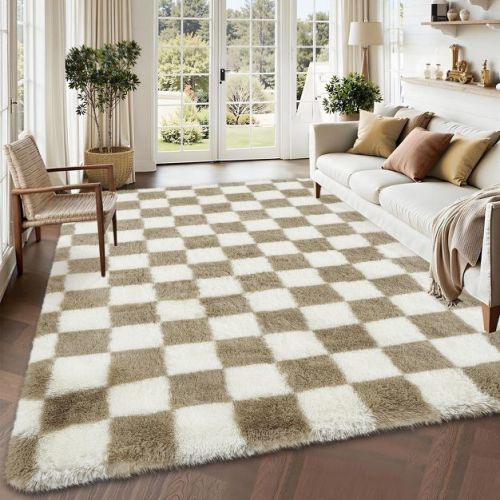Soft Fluffy Large Rugs for Living Room Shaggy Area Rug
