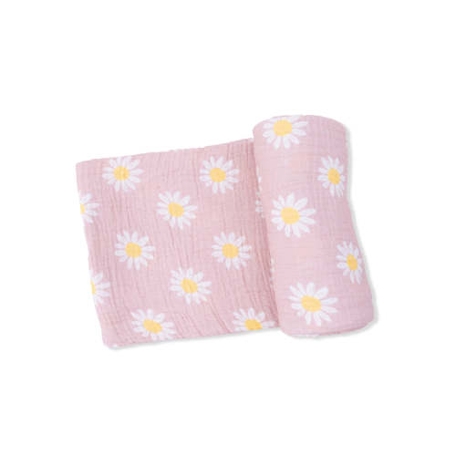 Muslin Swaddle, Caitlyn's Daisy