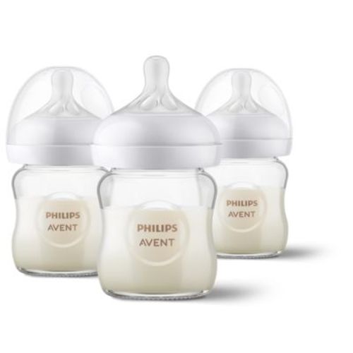 Glass Natural Response Baby Bottle