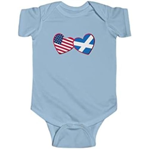 Scottish and American - Infant Bodysuit Baby Romper