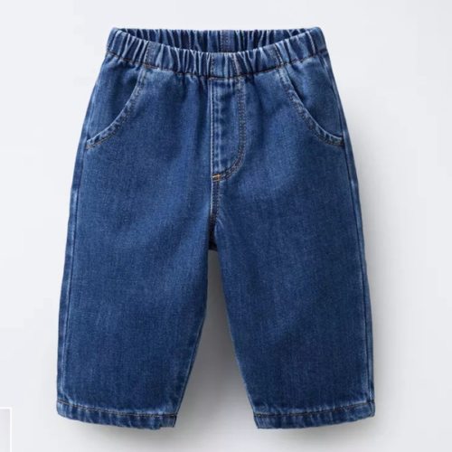 SOFT TOUCH INTERIOR JEANS - Mid-blue | ZARA United States