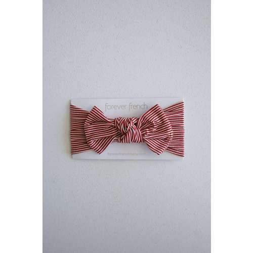 Bamboo Head Wrap: Peppermint Stripe Ribbed Style – Milk & Baby