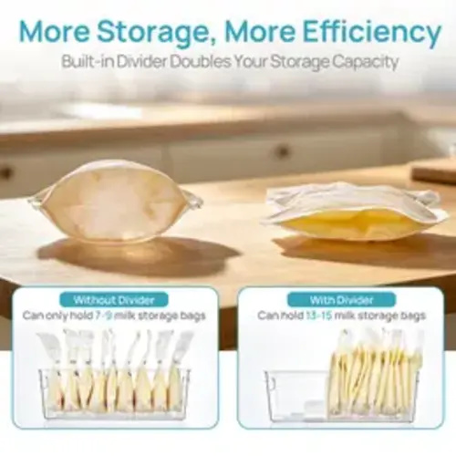 4/8 Pack Breastmilk Storage Containers