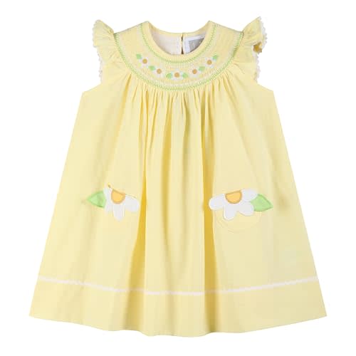 Lil cactus Baby and Girls Smocked Bishop Dress