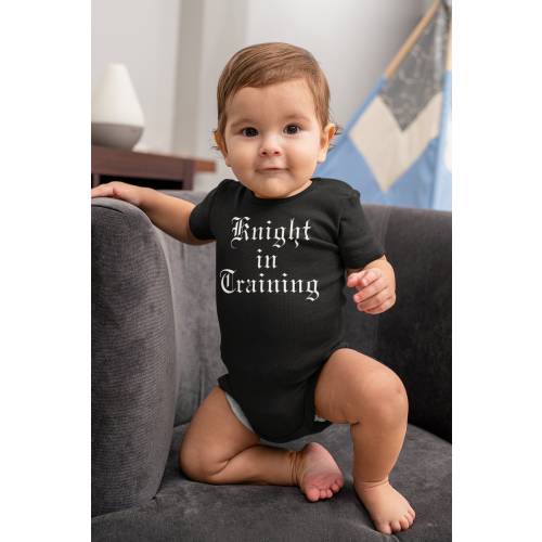 Nerdy Baby Clothes | Knight in Training | Geeky Baby Onesie | Medieval Baby Clothes | Future Knight | Nerdy Baby Onesie | Geeky Baby Clothes
