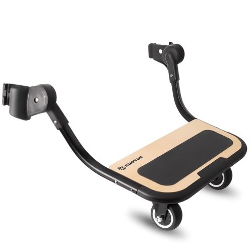 Stroller Board for uppababy Piggyback Vista V2 and V3 (Models 2015-2019) Strollers, Ride Along Board for uppababy Weight Capacity 80 Lbs, Standing Non-Skid Surface, Quick-Clip Links