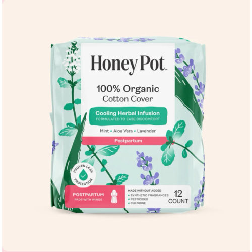 Organic Cotton Cover Post-Partum Pads