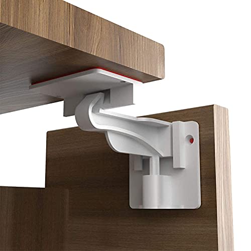 Child Safety Cabinet Locks for Babies - Children Cupboard Lock in Kitchen - Baby Proofing Drawer Locks Safety Kit Latches - No Drilling - Non Magnetic Child Proof Latches for Kids -15 Pack