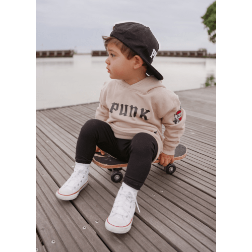 PUNK Hoodie Brown
