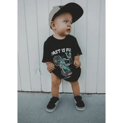 Fast Is Fun Baby Romper