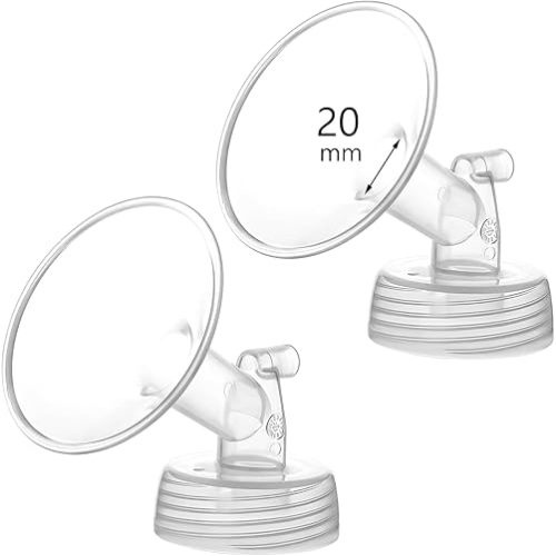 20mm Flange Compatible with Spectra S1 S2 9 Plus Synergy Gold Breastpump Replacement to Spectra Pump Parts and Spectra Flange; Not Original; Replaces Spectra Shield