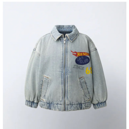 HOT WHEELS© DENIM JACKET - Light blue | ZARA United States