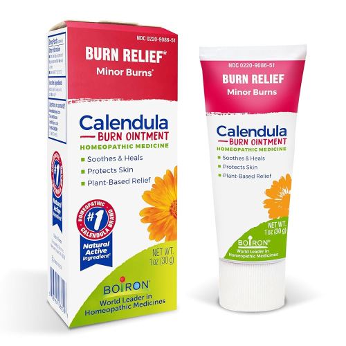 Boiron Calendula Burn Ointment for Relief from Minor Burns from Cooking, Friction, or Sunburns - 1 oz