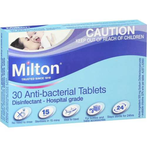 Milton Anti Bacterial Tablets 30 pack
