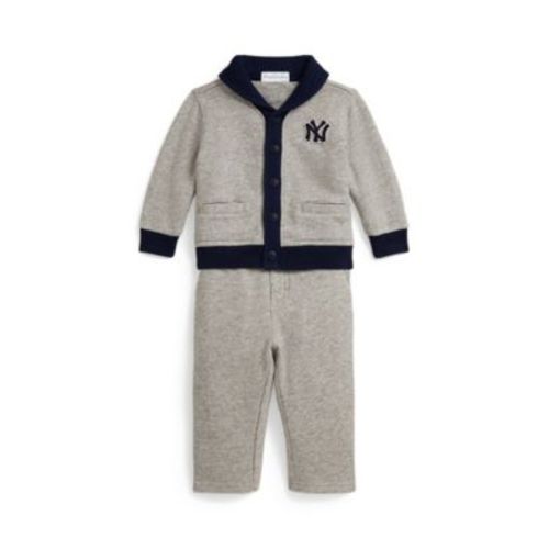 Baby Boys' Vintage Yankees Fleece-Knit Cardigan and Pants, 2-Piece Set