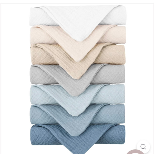 Baby Washcloths 7 Pack- Blue