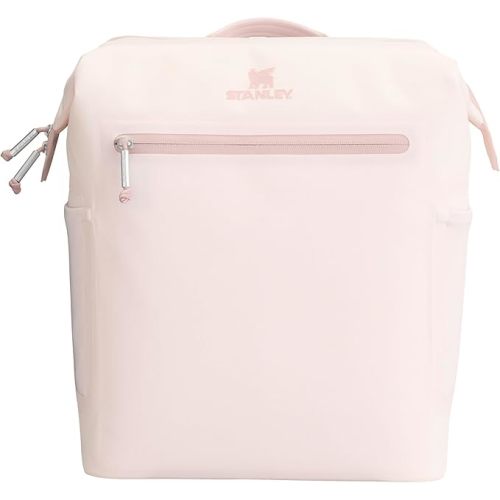 Stanley All Day Madeleine Backpack Soft Cooler 20 Can Cooler with Handle and Shoulder Straps Insulated Travel Bag with Zipper BPA-Free