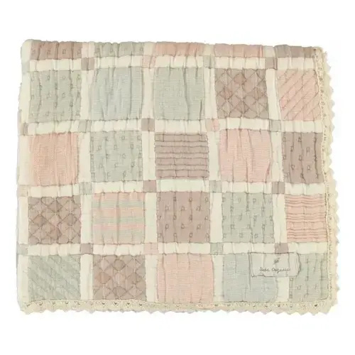 Couverture Mai Coton Bio | Pale Pink
