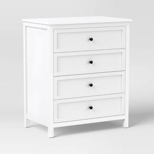 Traditional 4 Drawer Dresser Classic White - Room Essentials™