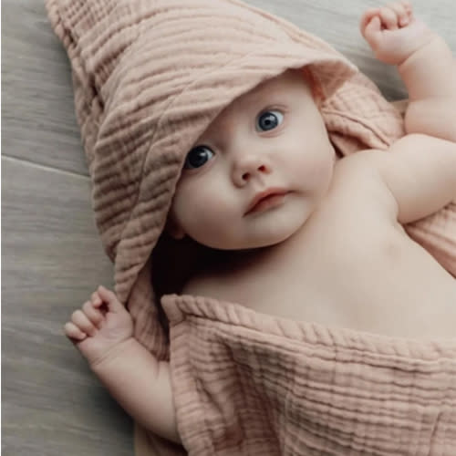 Muslin Hooded Towel