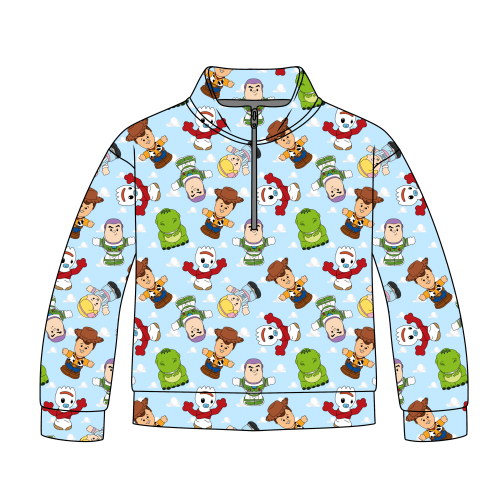 To Infinity and Playtime Quarter Zip-Up *RTS*