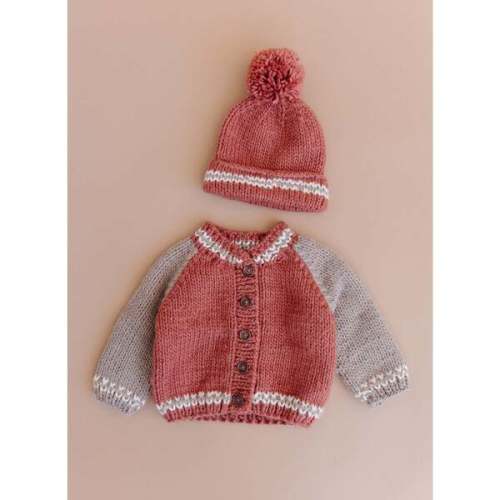Varsity Cardigan, Redwood - The Blueberry Hill | Maisonette